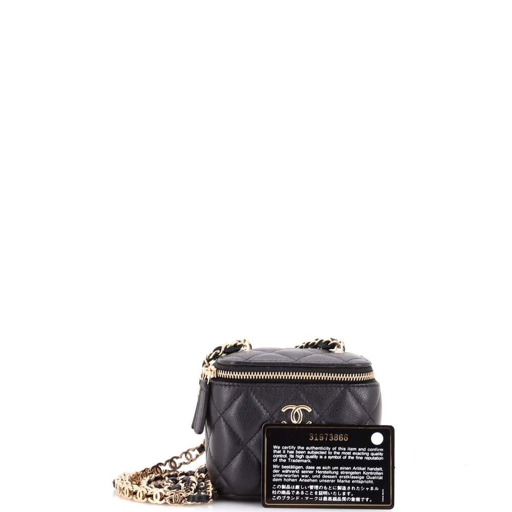 Chanel Tiny Cc Link Vanity Case With #205285C34B - Picture 2 of 8